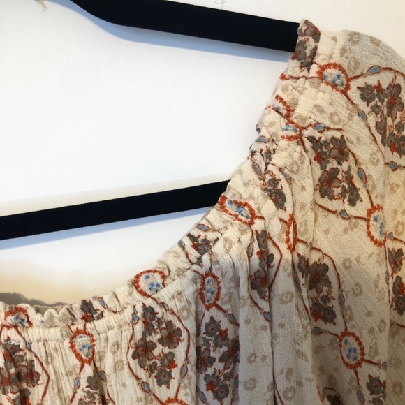 Multicolored off the shoulder crop top - Picture 4 of 5